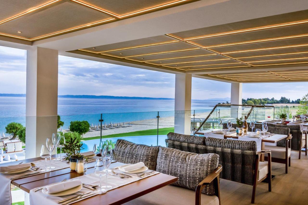 Ammoa Luxury Hotel & Spa Resort Nikiti  Exterior foto The Beach Restaurant